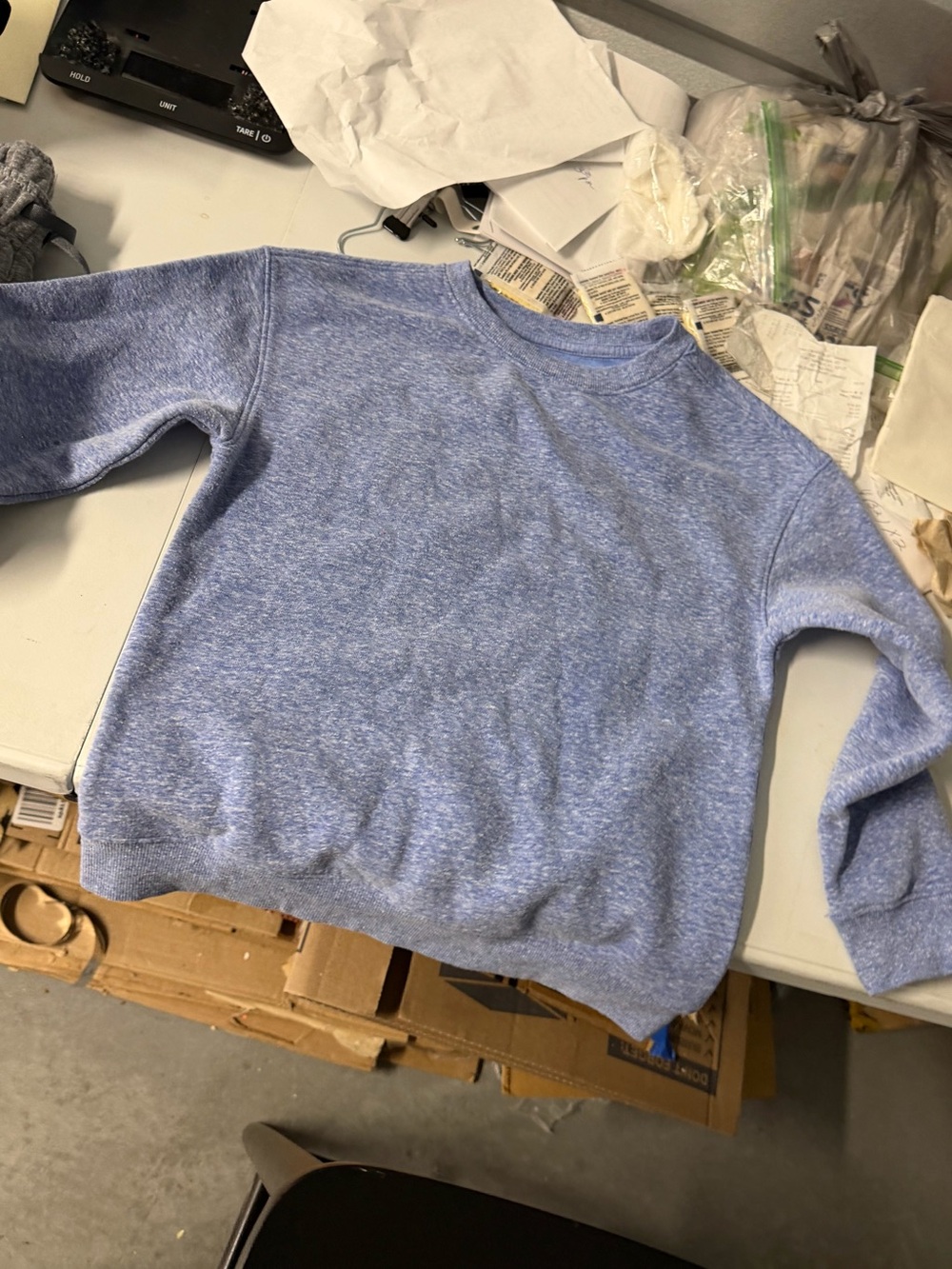 Sweatshirt, boys, cat, and Jack blue new without tags size M/8